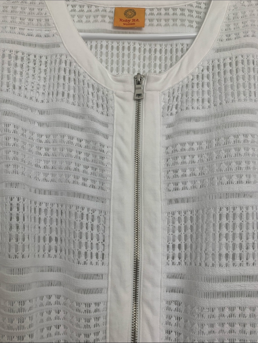 Ruby Rd White Lace Jacket - Picture 6 of 8